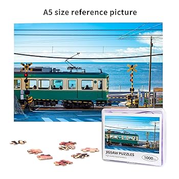 Amazon.co.jp: 日本の風景 江ノ電と踏切-神奈川 ジグソーパズル